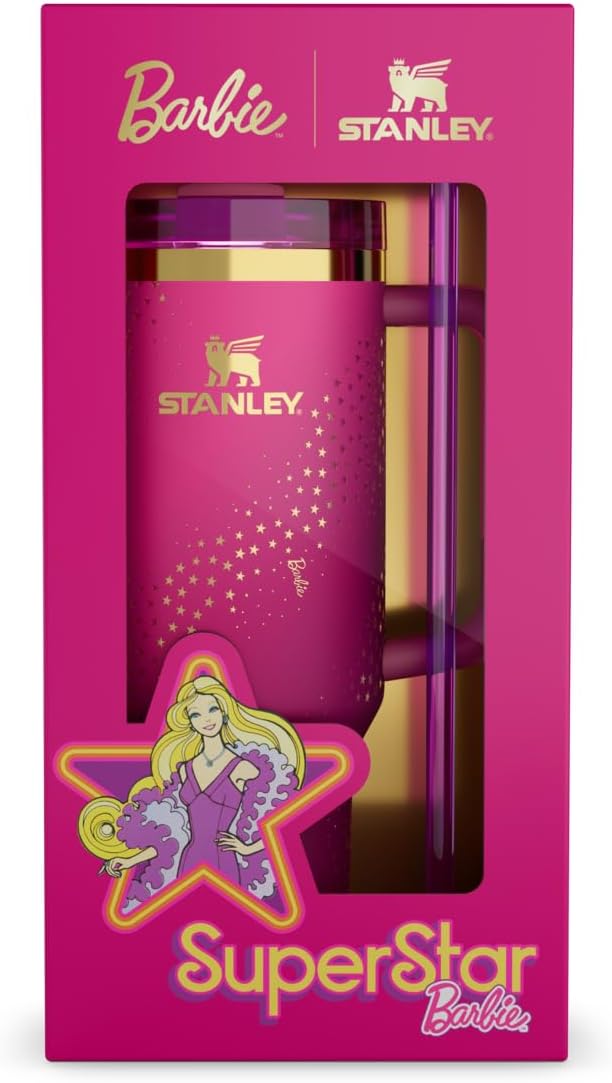 Stanley x Barbie ’70s Superstar Quencher 40oz Tumbler