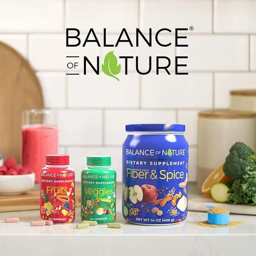 Balance of Nature Fruits &amp; Veggies Whole Food Supplement – 180 Capsules