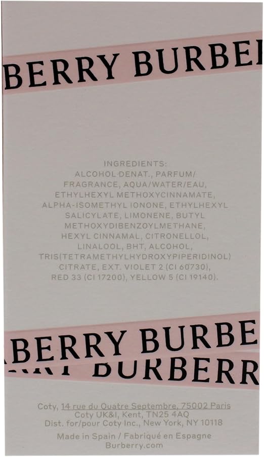 Burberry for Women Eau de Parfum 100ml – Ladies Fragrance