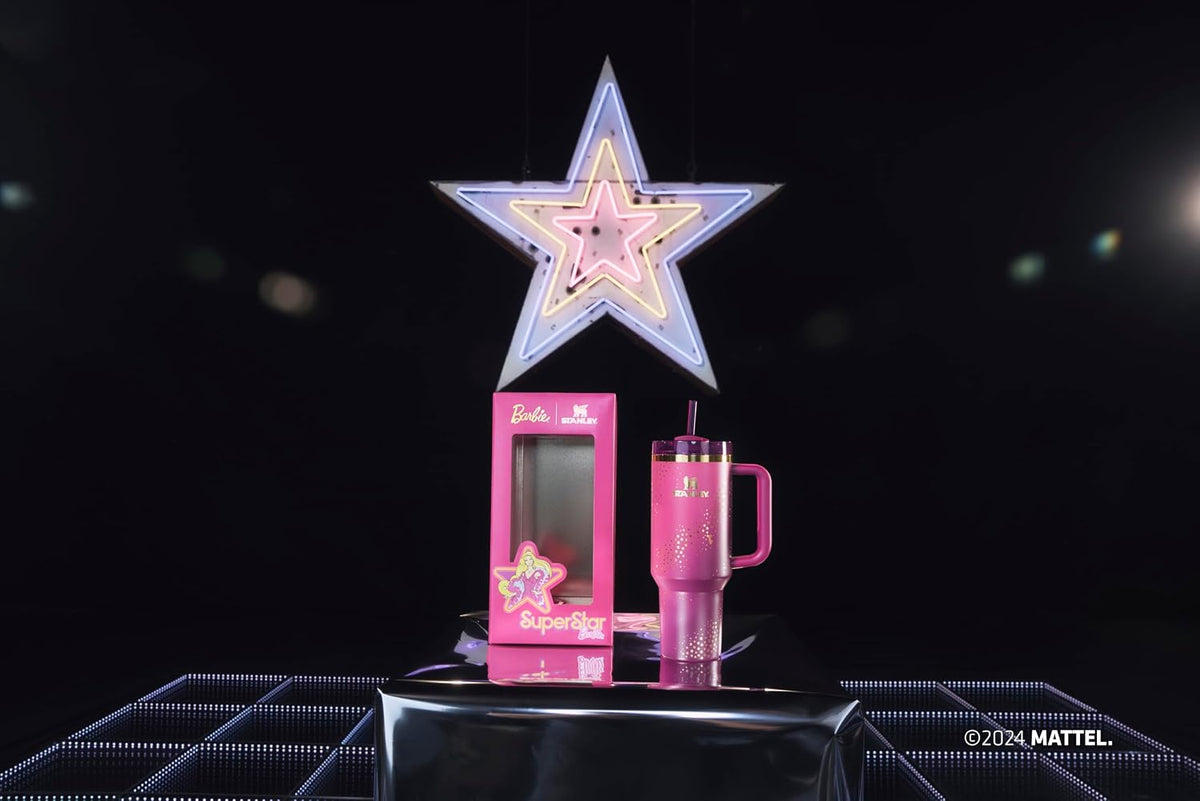 Stanley x Barbie ’70s Superstar Quencher 40oz Tumbler