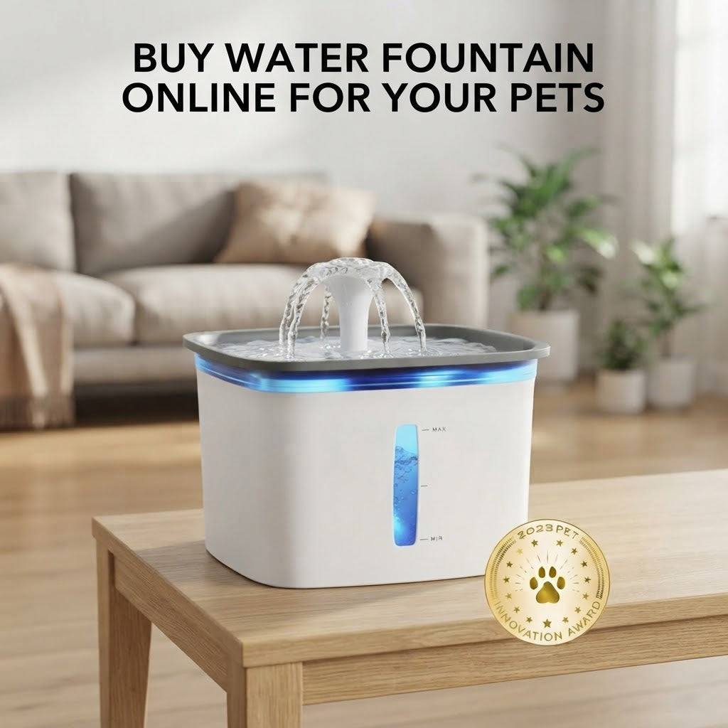 Buy Pet Water Fountain Online for Cats & Dogs, 5-Stage Filter Automatic Water Dispenser