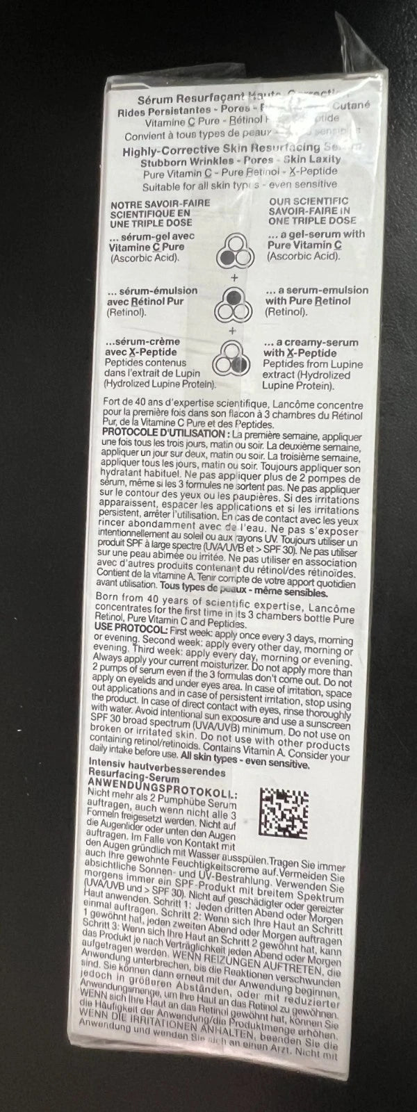 Lancôme Rénergie C.R.X. Triple Serum Retinol & Peptide 50ml