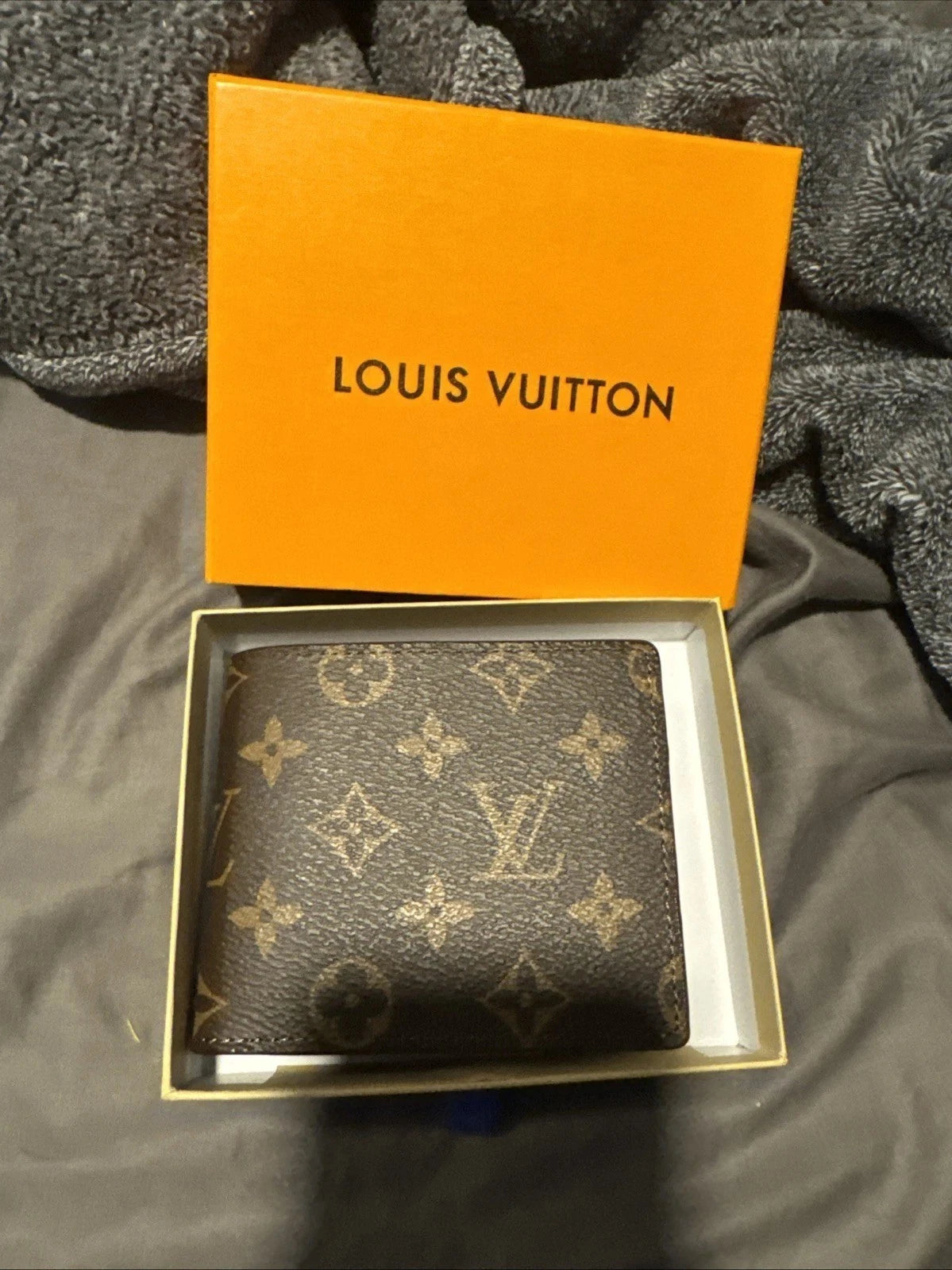 Louis Vuitton Monogram Bifold Wallet Brown for Men
