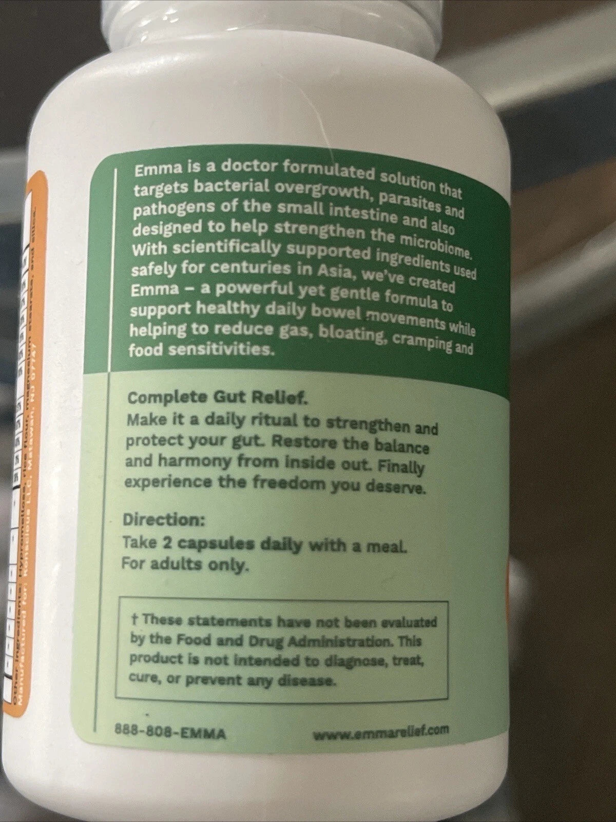 Emma Relief Dietary Supplement – 60 Capsules